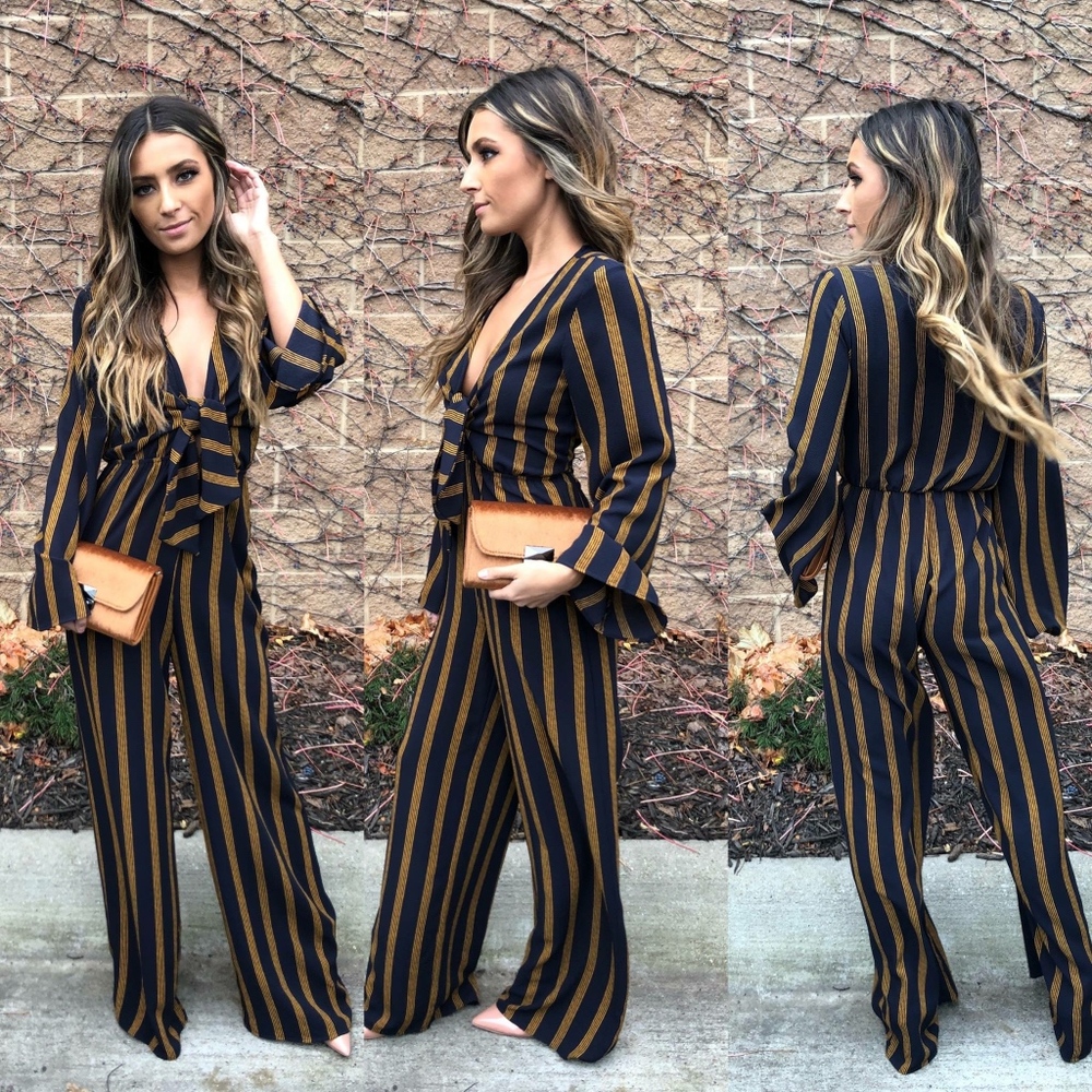 Blue Blush - Navy Jumpsuit